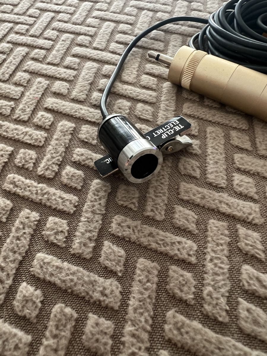 Microfoni: Tie-clip electret condenser Microphone – Usato da Winkel venduto da Smilla82 1