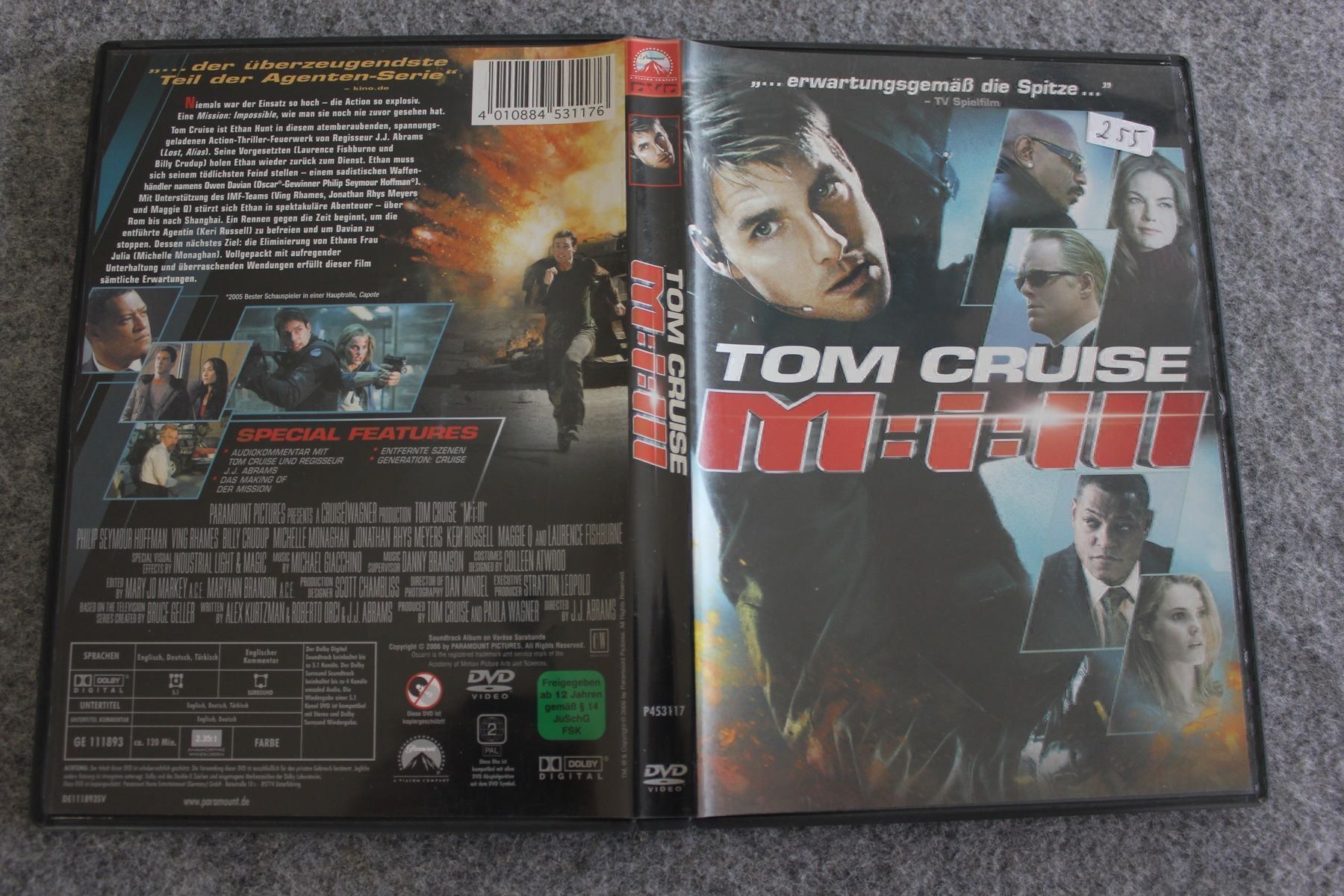Tutti i DVDs: Mission: Impossible 3 (Einzel-DVD)(255) – Usato da Geroldswil venduto da Schlumpfine1973