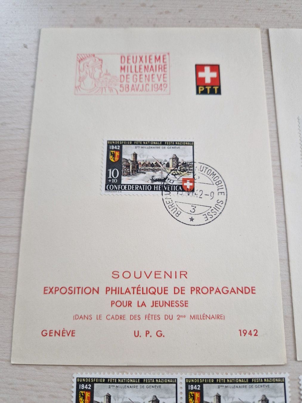Tutti i francobolli: PP 15.6.42, ET – Usato da Burgdorf venduto da Glossy01 1