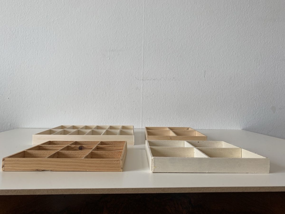 Holzartikel: Kleine Holzfächer/Holzboxen, 4 Stk – Gebraucht aus Zürich von larita87 1