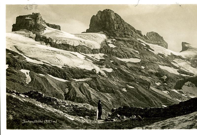 Ansichtskarten: Jochpasshöhe + 1935 – Gebraucht aus Emmenbrücke von teestube