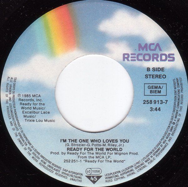 Vinyles: Ready For The World:  Oh Sheila 7" – D'occasion à Steinhausen par Vilivinili 1
