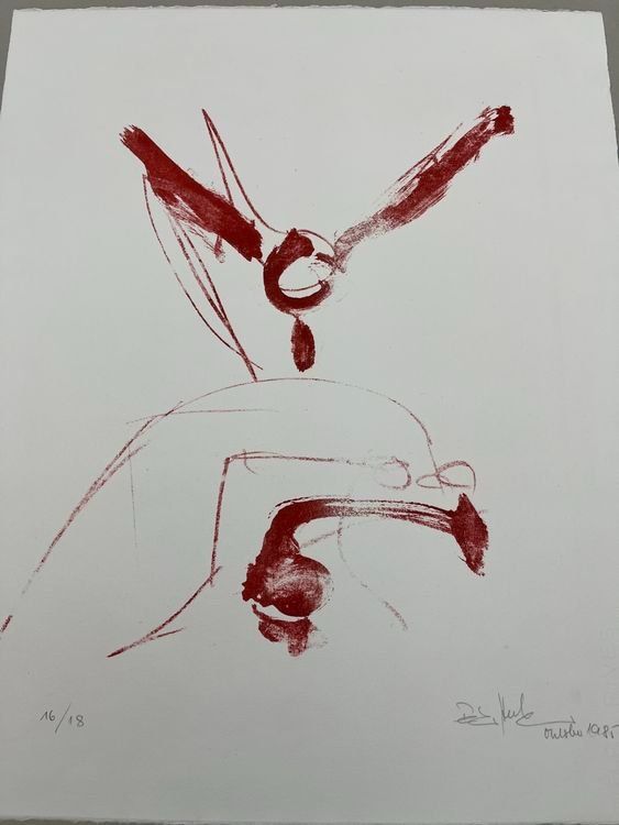 Grafica & Litografie: Peter Huber LITHOGRAPHIE SIGNIERT NUMMERIERT – Usato da Gersau venduto da grafik-kunst 1