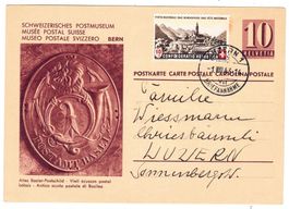 Entier postal de Bern pour Luzern le1.VIII.43