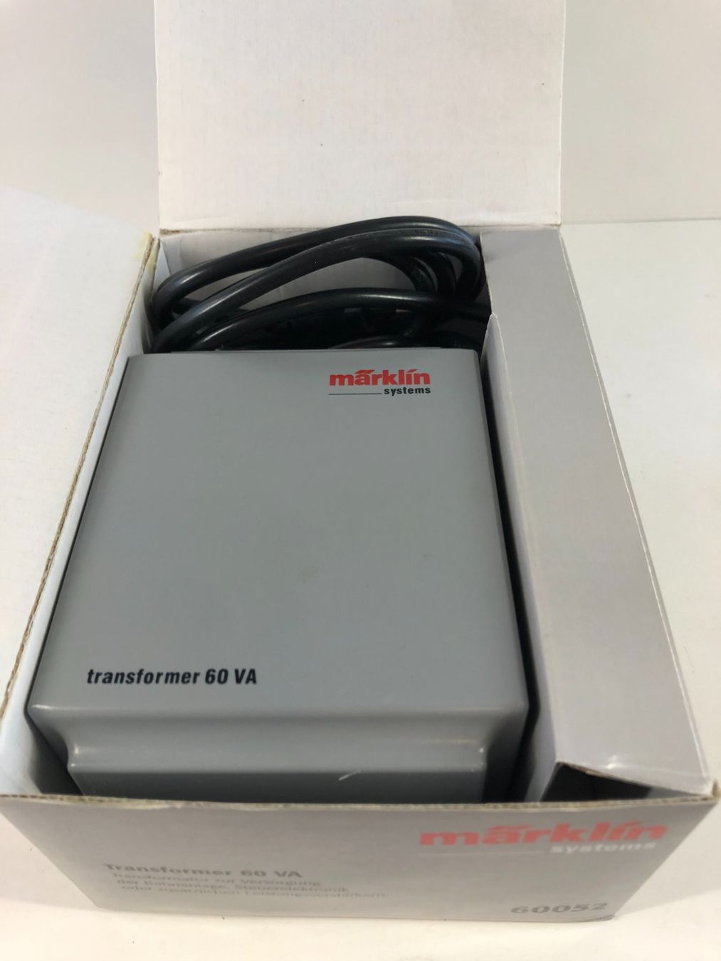 Märklin Modellini di ferrovie: Märklin Transformer 60 VA, 230 Volt. – Usato da Rodersdorf venduto da Joerg11 3