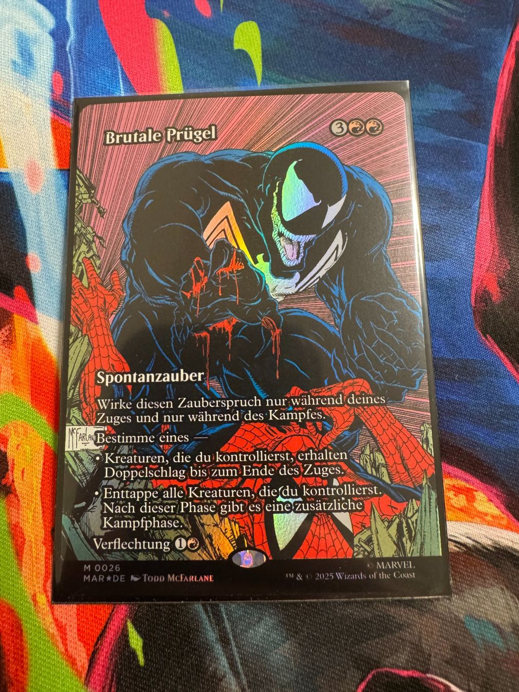 Magic The Gathering Carte collezionabili: Brutale Prügel - Foil - Marvel's Spider-Man - Magic – Nuovo (secondo la descrizione) da Bülach venduto da Pfrenzel