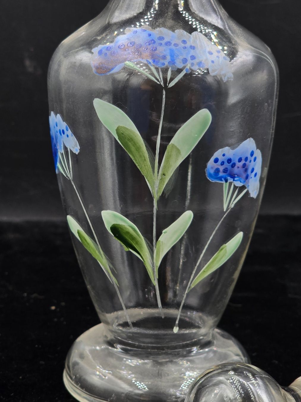 Caraffe: Antike Karaffe Glas bemalt – Usato da Rorschacherberg venduto da snOOpydOg11 5