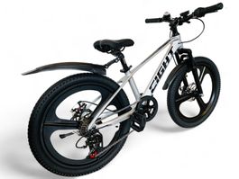 22 Zoll Kinderfahrrad Magnesium Rahmen + Zubehör SILVER NEU