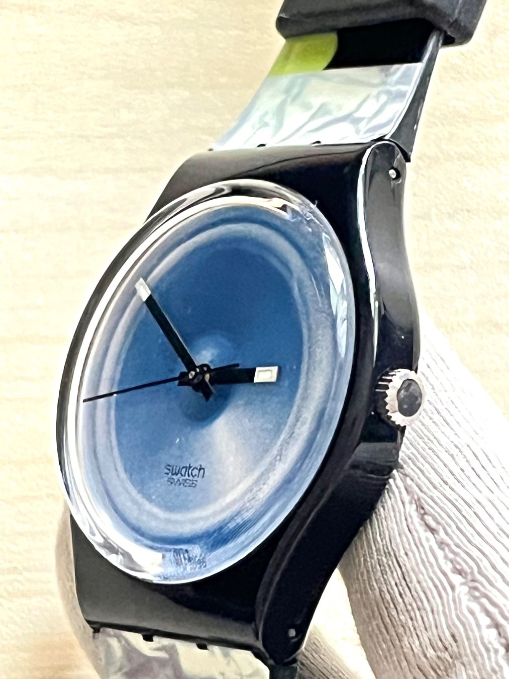 Swatch Orologi: Swatch Uhr Gent Blue Fire, selten! – Usato da Grenchen venduto da chththl 2