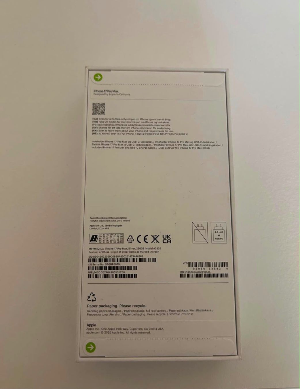 Apple Portables: Iphone 17 pro max 256 gb neu – Neuf avec emballage d'origine à Wohlen AG par nje_bsc6 1