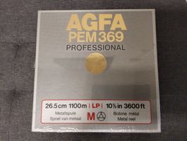 AGFA PEM 369 Professional 1100m, mit Metallspule, NOS!