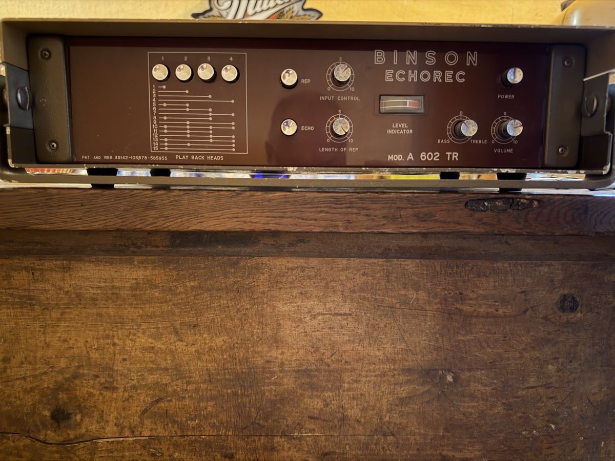 Strumenti musicali: BINSON ECHOREC A 602 TR Vintage Effektgerät mit Original-DC- – Difettoso da Tamins venduto da Andreas256 1