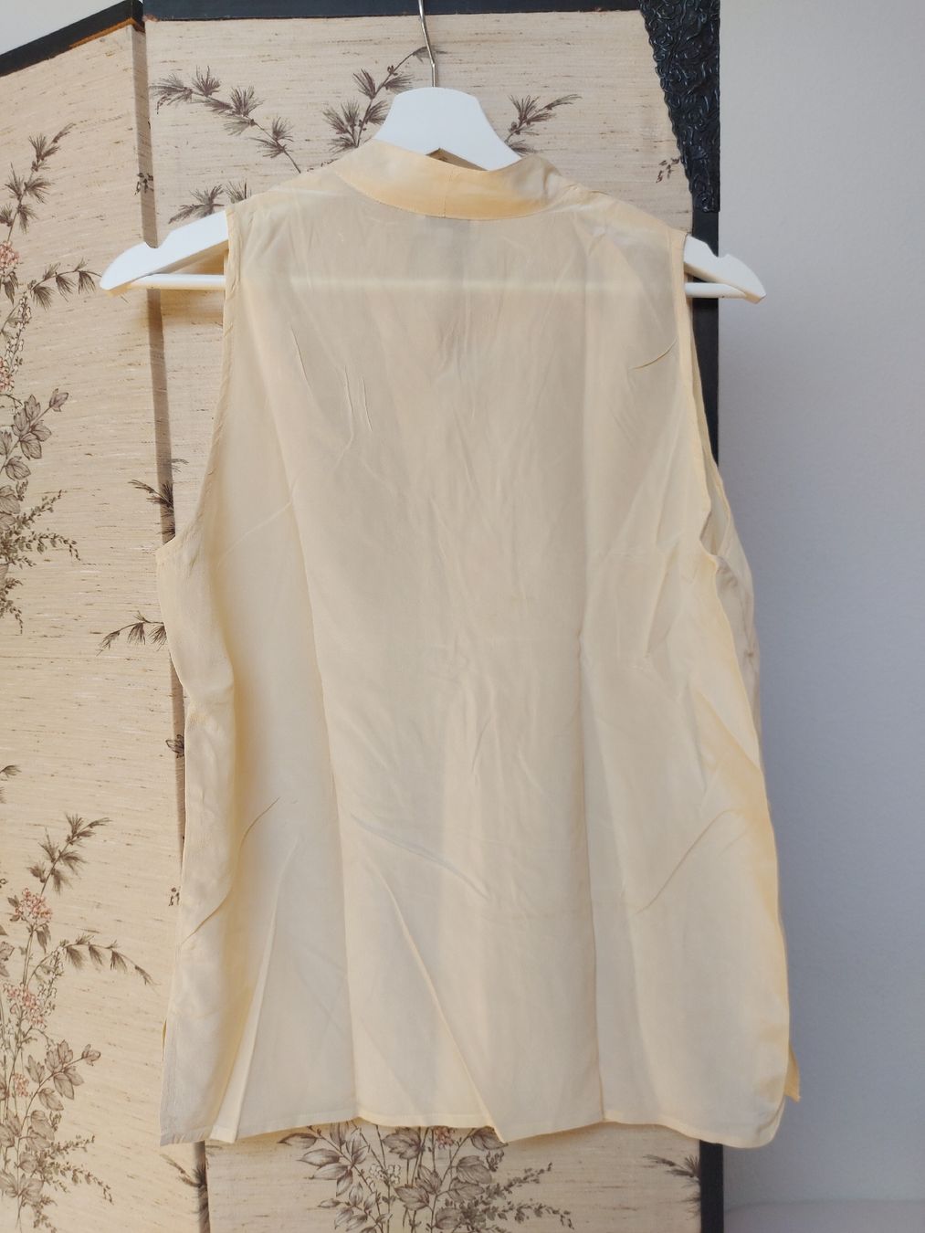 Top: Top 100% soie vintage - Taille M/L – Usato da Lausanne venduto da Super-cerise 5