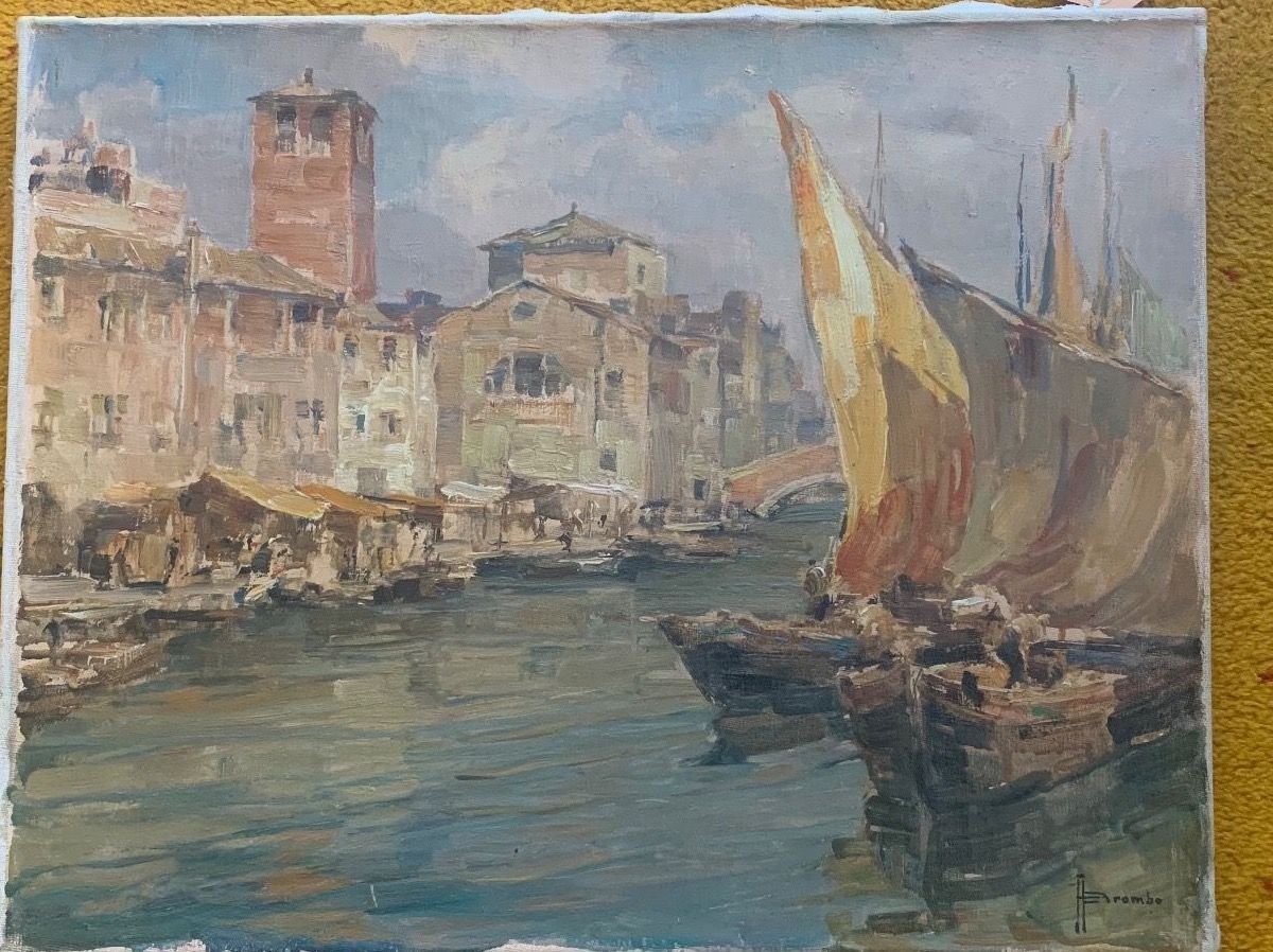 Tableaux: Angelo Brombo Ölgemälde – D'occasion à Cham par Chramschopf