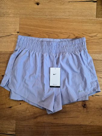Nike One Dri-Fit High-Waisted 2-1 Shorts Grösse M blau *top*
