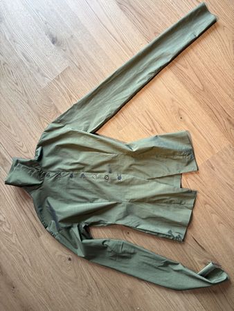 Dolce & Gabbana Hemd im Military-Stil Khaki Grösse 38 (XS)
