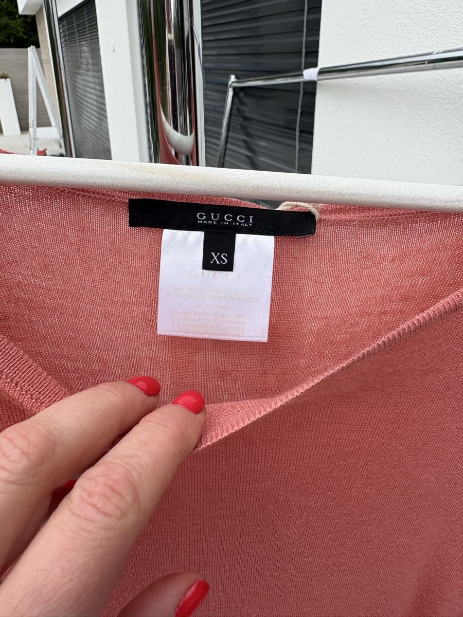 Gucci Maglioni & Felpe: Gucci Pullover Gr. XS -M Damen Koralle Feinstrick  – Nuovo (secondo la descrizione) da Hinterkappelen venduto da AlexBaumann80 1