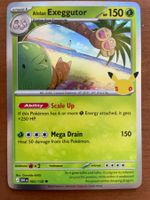 Pokemon Alolan Exeggutor Holo 30 Jahre (Versand gratis)