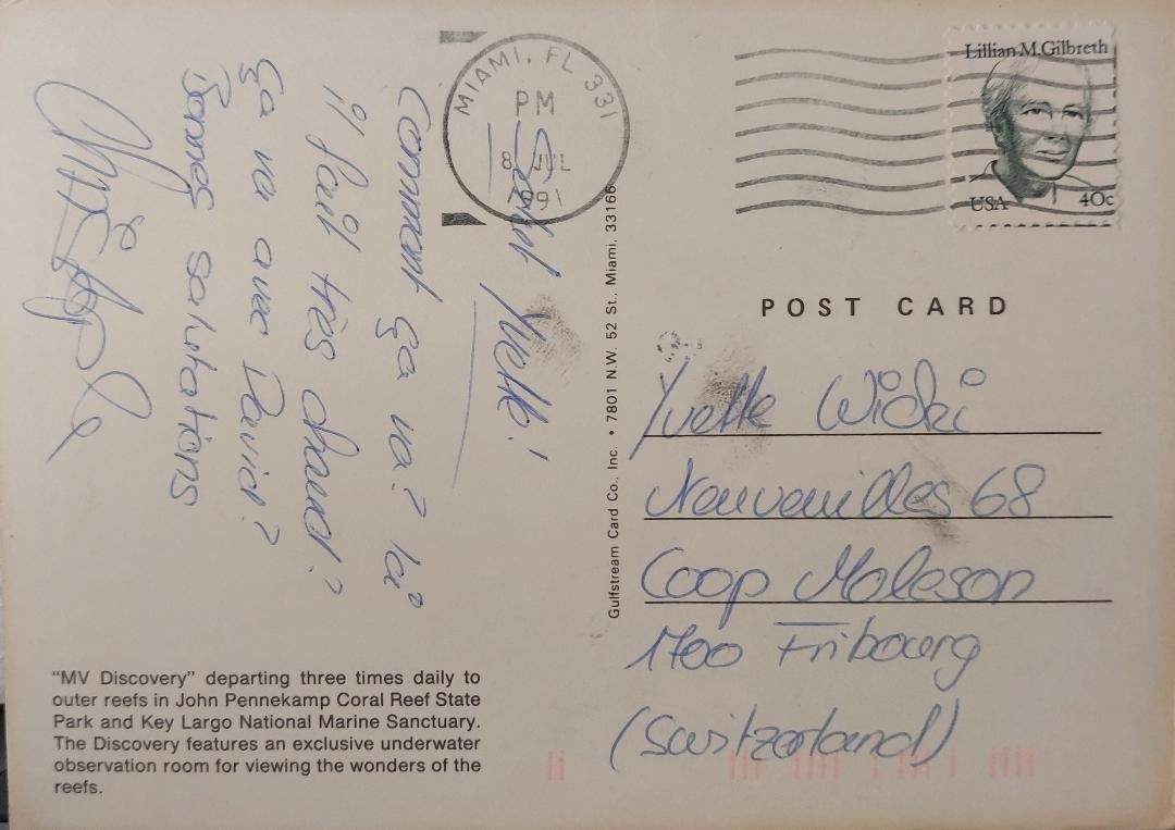 Cartoline postali: Navire - MV Discovery - 1991 – Usato da Delémont venduto da Domdom1 1