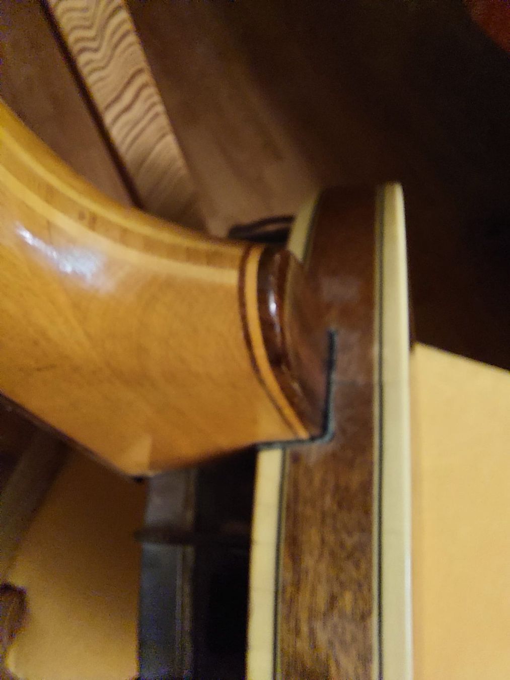 Instruments de musique: Vintage 4-String Banjo - ein Stimmknopf fehlt – Défectueux à Bäretswil par clarksville 6