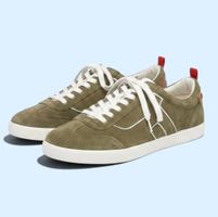 NEUF Faguo baskets kaki en daim, taille 45
