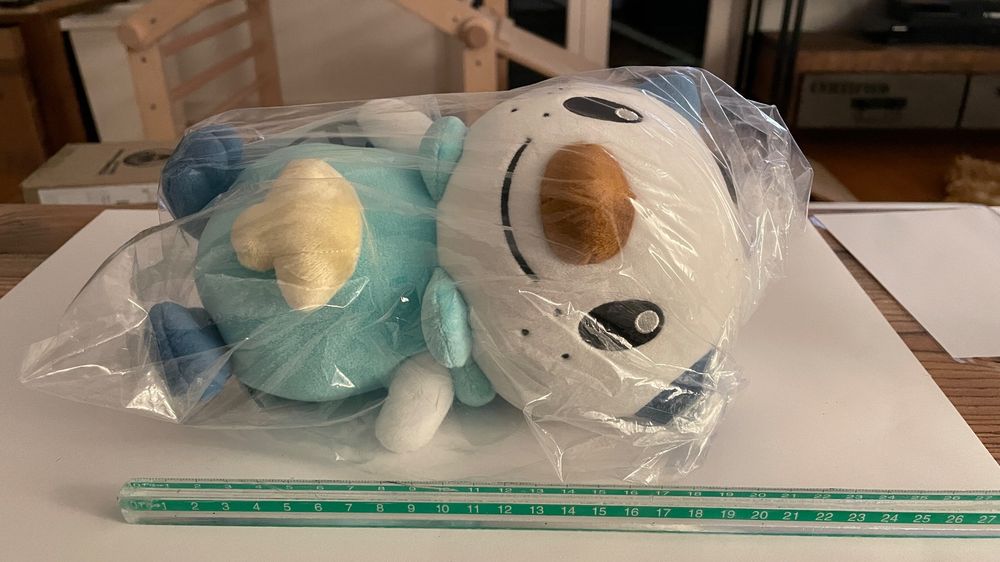 Peluche Pokémon Ottaro (20 Cm) - BO38245 - Morbidissimo E Cocco, Edizione 25° Anniversario, Lavabile A Mano