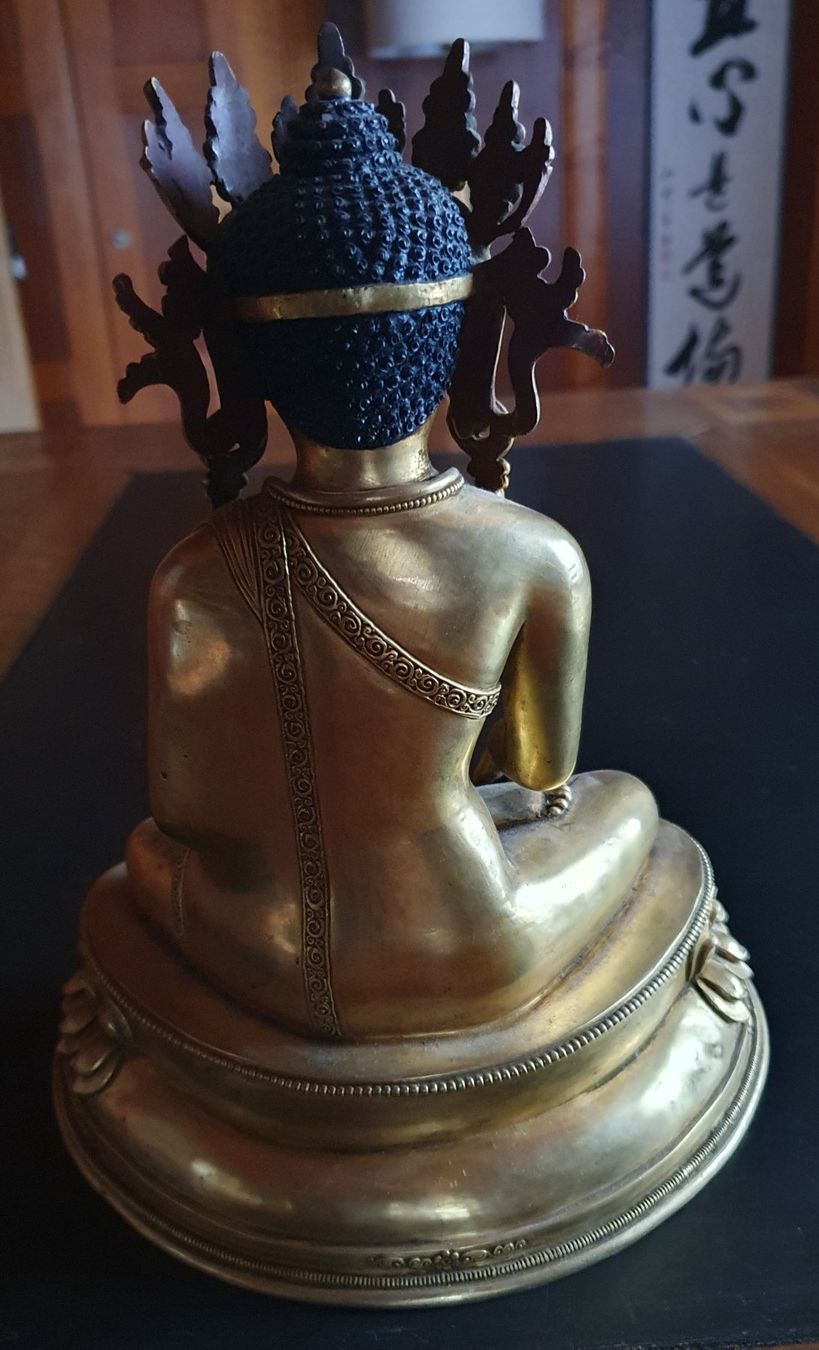 Sculture & Statue: Crown-Buddha – Usato da Waltensburg/Vuorz venduto da Buddhas 4