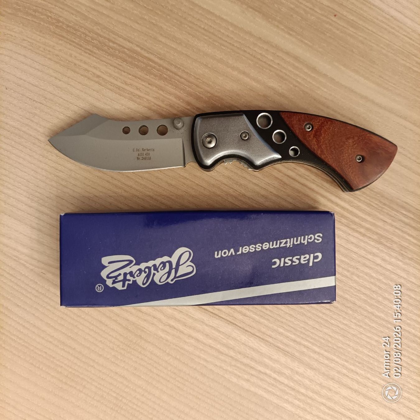 Herbertz Coltelli tascabile: Klappmesser Herbertz – Usato da Emmen venduto da Mocck