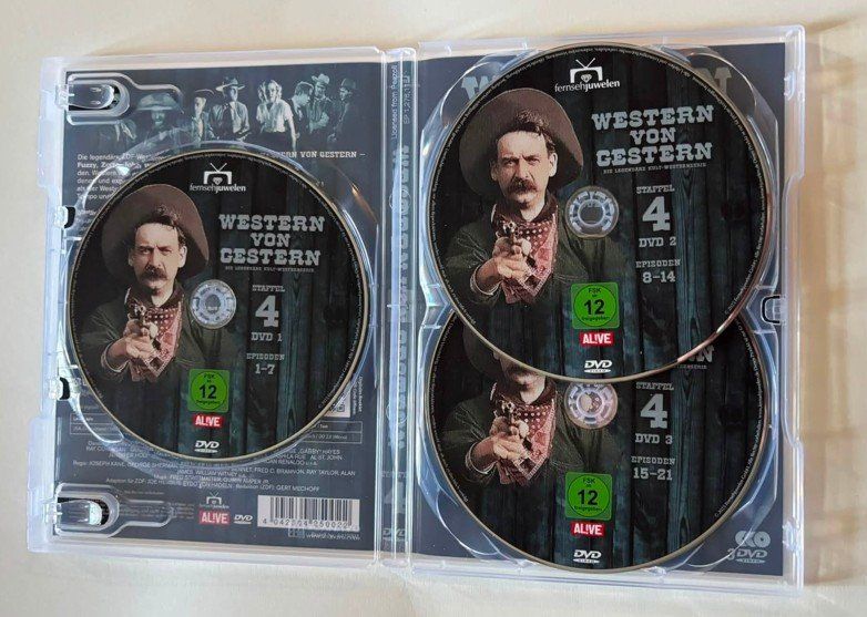 Tutti i DVDs: Western von Gestern - Staffel 4 3 DVDs vergriffen – Nuovo (secondo la descrizione) da lupfig venduto da maniacs666 1