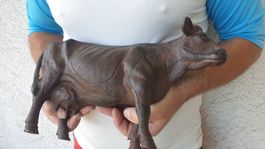Kuh / Rind .Tierplastik aus Bronce