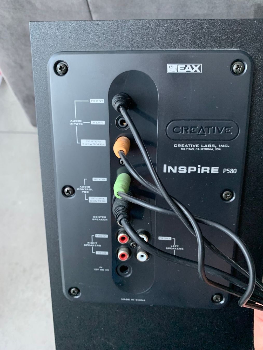 Creative Casse acustiche: PC Surroundsystem CREATIVE INSPIRE P580 – Usato da Gossau ZH venduto da Leandralea 1