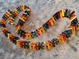 Vintage 60er Jahre Plexiglas Lucite Halskette Collier