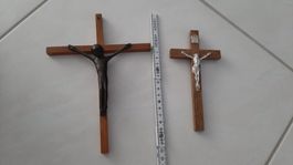 K..14 T R) Kruzifix Kreuz Set Inri Preis für beide