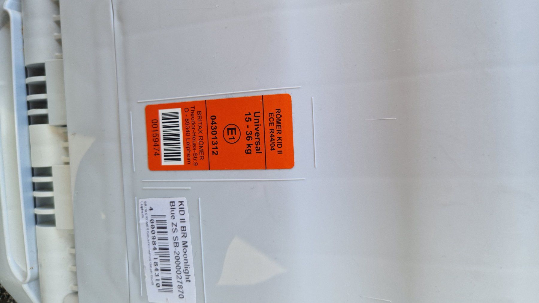 Seggiolini per auto: Britax Sitz – Usato da Sarnen venduto da chresi01 1
