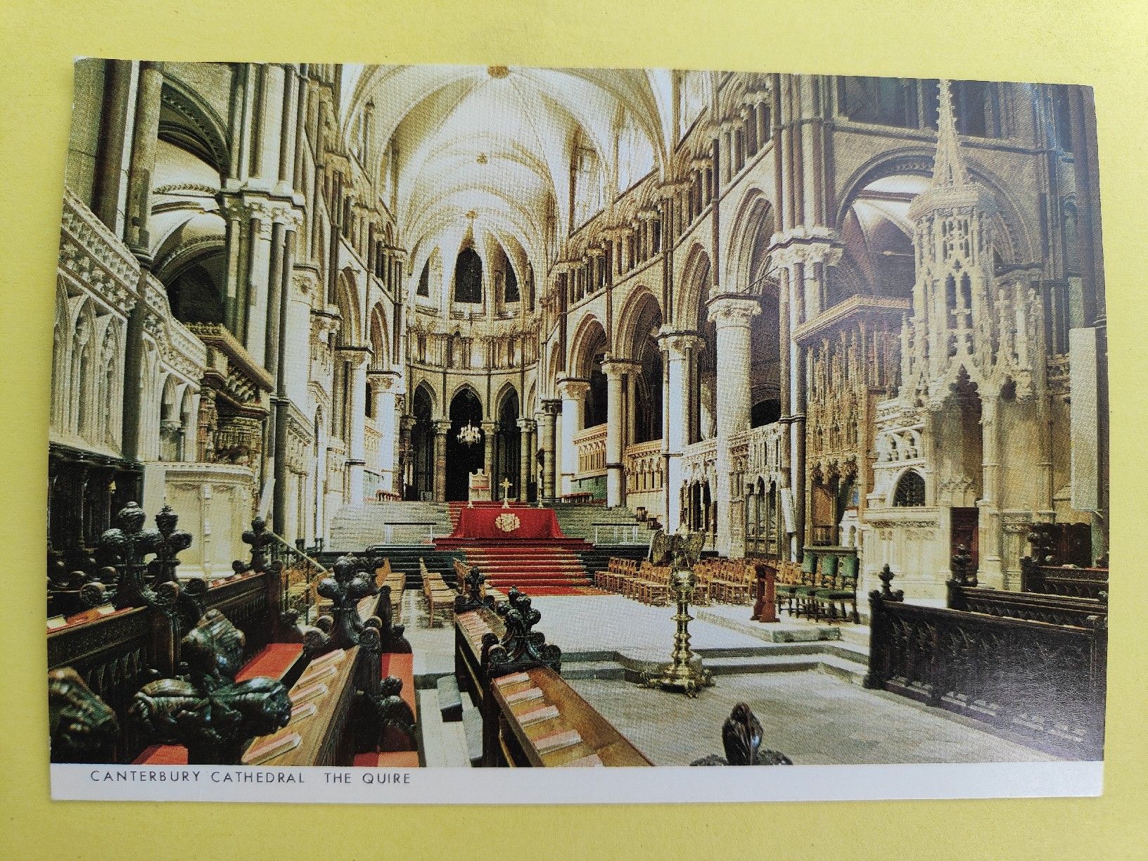 Cartoline postali: AK Canterbury Cathedral The Quire – Nuovo (secondo la descrizione) da chur venduto da Hmars