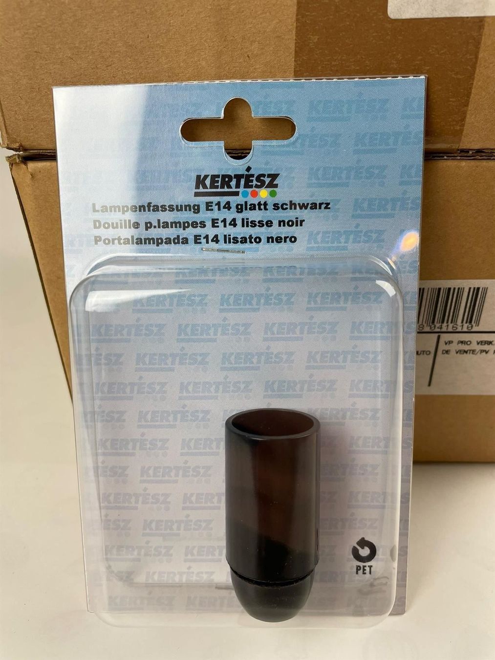 Lampen: 12 x Lampenfassungen E14 glatt schwarz – Neu und originalverpackt aus Wängi von LiqKojote 1