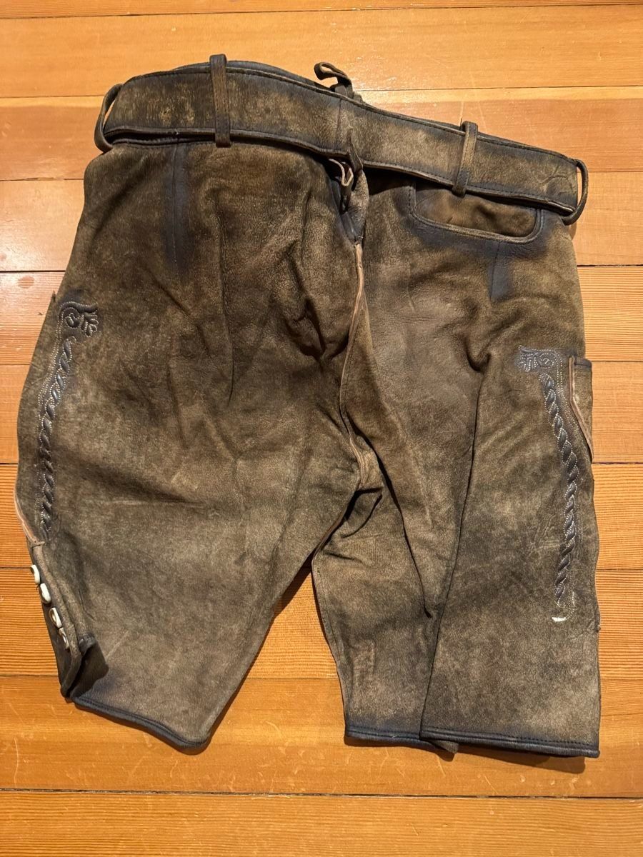 Costumi: Schöne handmade Stockerpoint Lederhose mit Trachtenhemd – Nuovo (secondo la descrizione) da Bonstetten venduto da Foxi11 9
