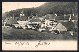 AK Valangin, Ortsansicht, 1906