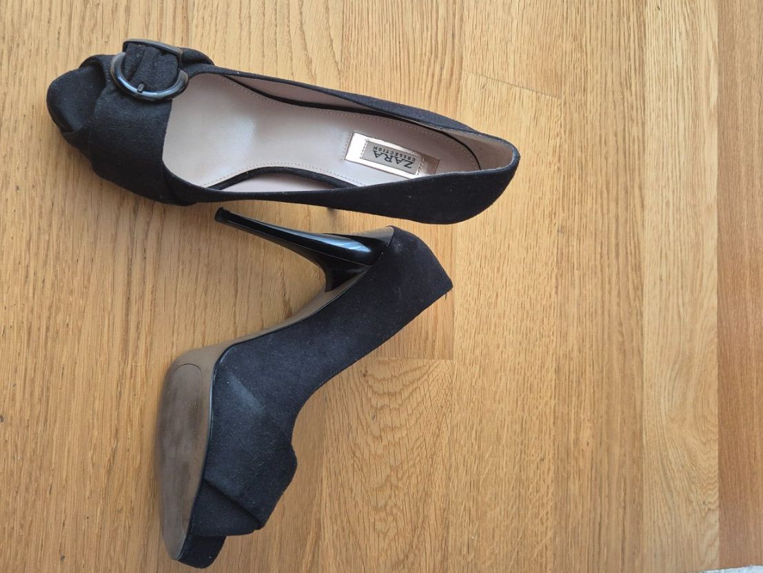 Scarpe da donna: Escarpins bout ouvert, à talons – Usato da Lausanne venduto da malimar3 7