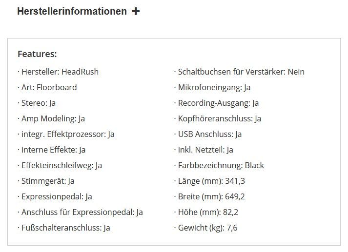 Strumenti musicali: HeadRush Prime – Nuovo (secondo la descrizione) da Elgg venduto da Semmerli 3