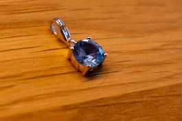 Edler Thomas Sabo Geburtsstein Charm Anhänger Blau