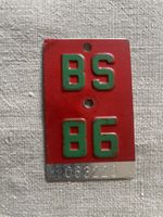 Velonummer BS 86