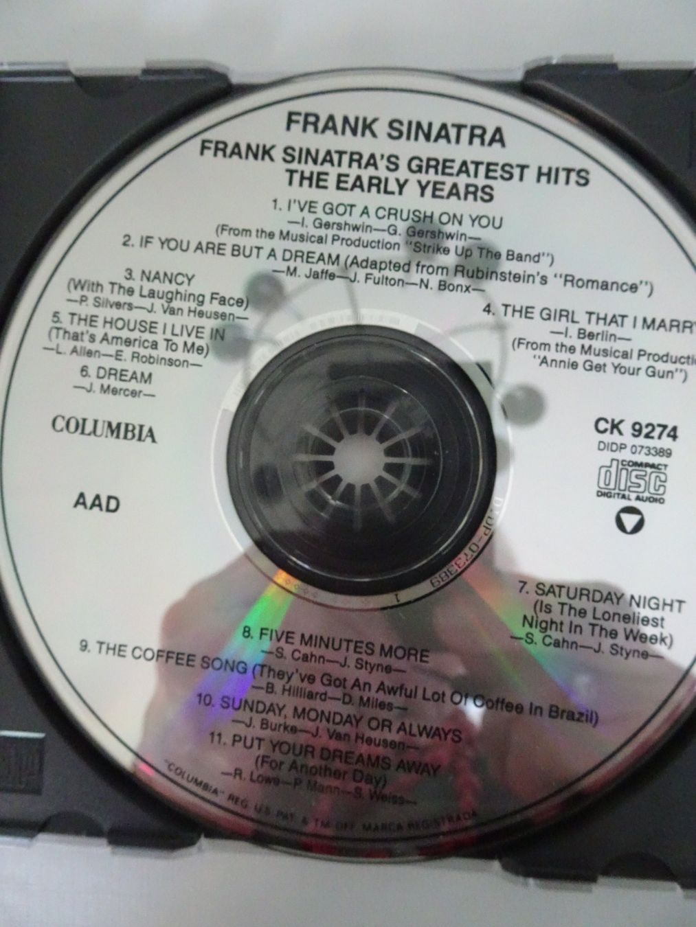 CD: Frank Sinatra The early Years – Usato da männedorf venduto da purzelchen 1