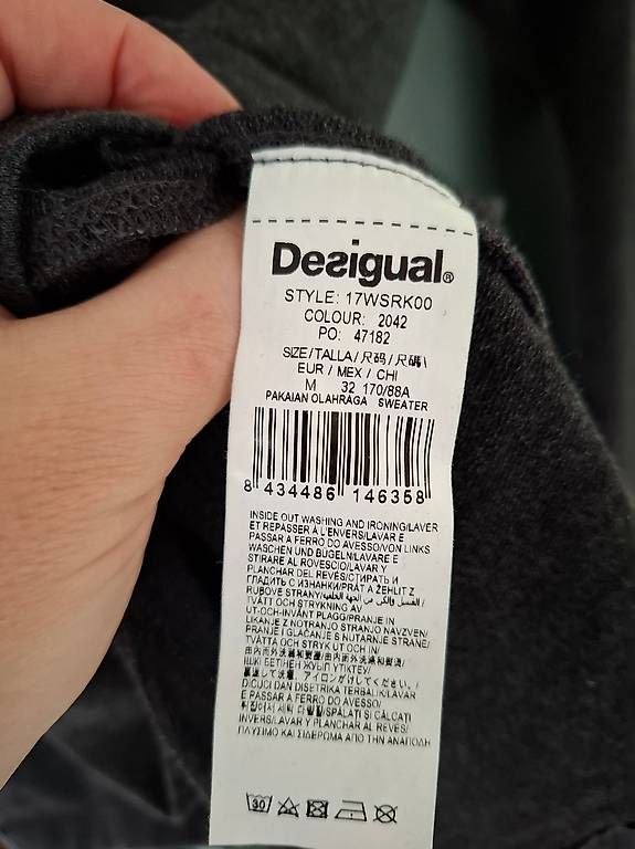 Pullover & Sweatshirts: Desigual Sport Pulli, Grösse M, dunkelgrau – Gebraucht aus Stallikon von nor_9fxw 1