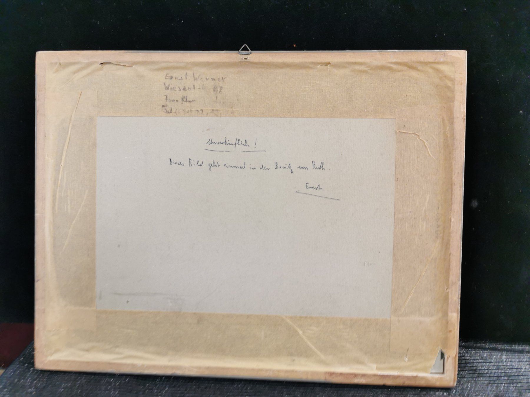 Gemälde: WERNER HUILE SUR PANNEAU SIGNÉE ET DATÉE 1970 – Gebraucht aus Genève von Qanil77 6