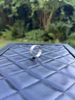 Ring aus Edelstahl silber-Optik Edelschmuck 19mm Modeschmuck