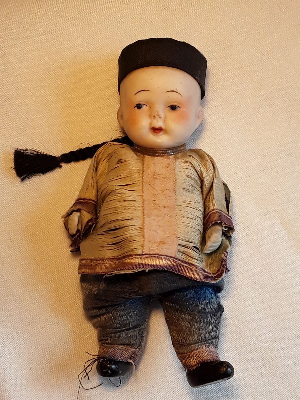 Puppen: Antikes Chinesen Püppchen NIPPON, Biscuit, ca 1900 – Gebraucht aus Zürich von helsan 1