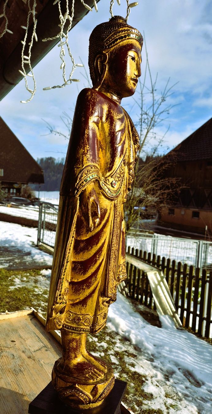 Skulpturen & Statuen: Mandalay-Buddha Figur um 1860 – Gebraucht aus Schafhausen im Emmental von Herzrose 7