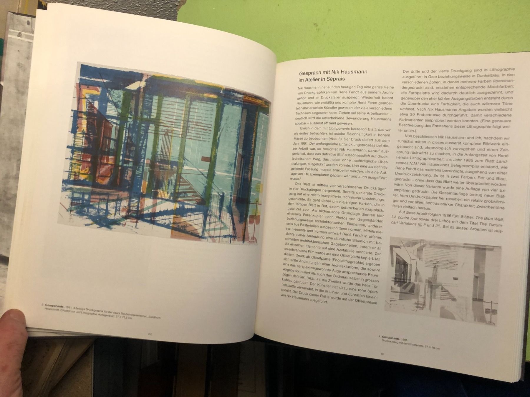 Libri: Bernard Fassbind: Kunst der Lithographie. – Usato da Zürich venduto da allp 7