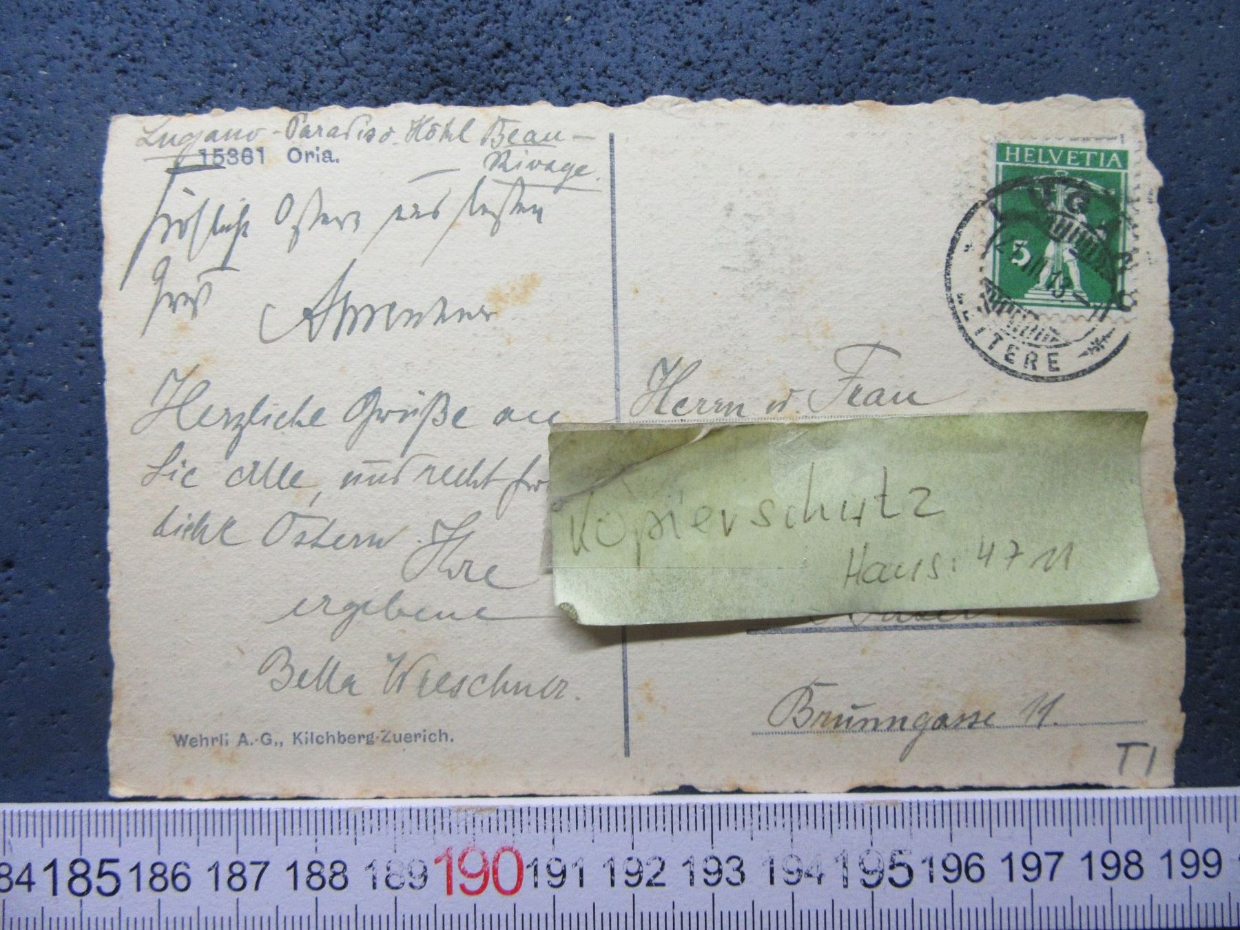 Cartoline postali: ORIA TI AK 1913 – Usato da Ettingen venduto da Hausi4711 1